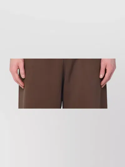 Entire Studios Cotton Round Neck T-shirt Relaxed Fit In Brown