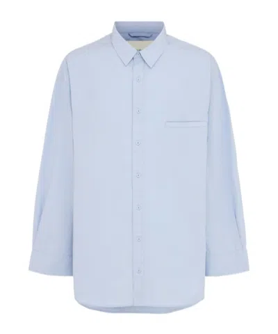 Entire Studios Cotton Shirt In Blue