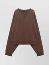 Entire Studios Brown Sweatshirt In Cotton In Brown