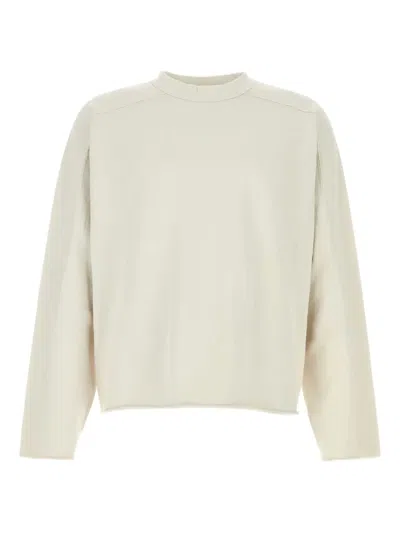 Entire Studios Chalk Cotton Oversize T-shirt In White
