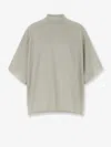 Entire Studios Cotton T-shirt With Distressed Effect In Gray