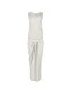 Entire Studios Drape Dress In White