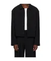 Entire Studios Craft Cropped Jacket In Black