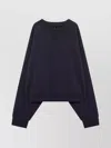 Entire Studios Ink Coloured Sweatshirt In Cotton In Blue