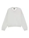 Entire Studios Crew-neck Cotton Sweatshirt In Gray