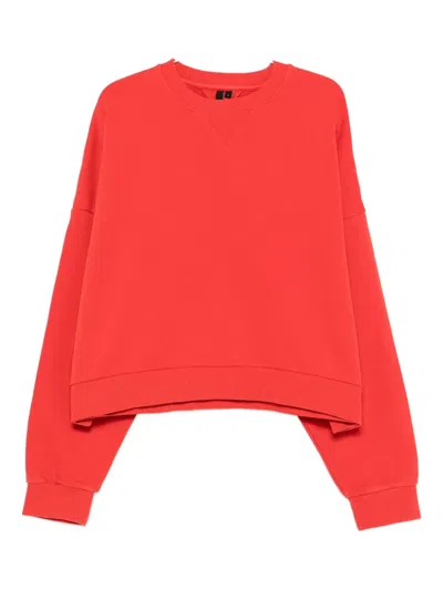 Entire Studios Crew-neck Cropped Sweatshirt In Red