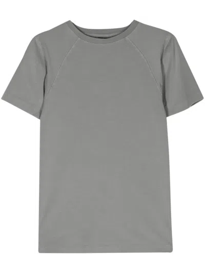Entire Studios Crew-neck Cropped T-shirt In Grey