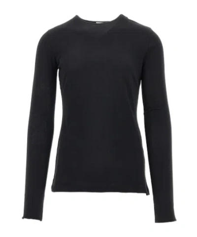 Entire Studios Crew Neck Knitted Sweater In Black