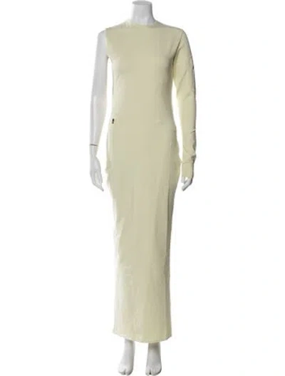 Pre-owned Entire Studios Crew Neck Long Dress W/ Tags In Yellow