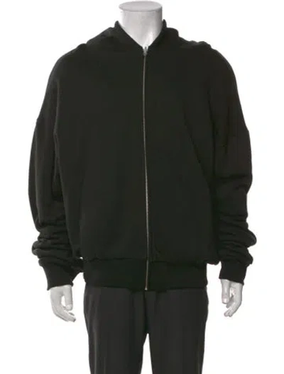 Pre-owned Entire Studios Crew Neck Long Sleeve Hoodie In Black