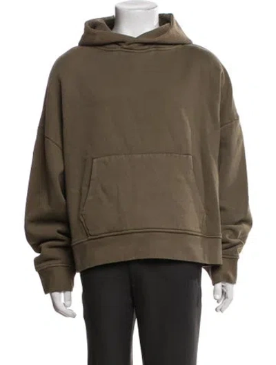 Pre-owned Entire Studios Crew Neck Long Sleeve Hoodie In Green