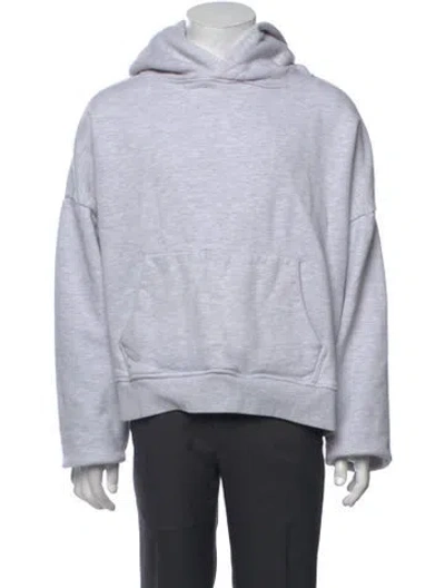 Pre-owned Entire Studios Crew Neck Long Sleeve Hoodie In Grey