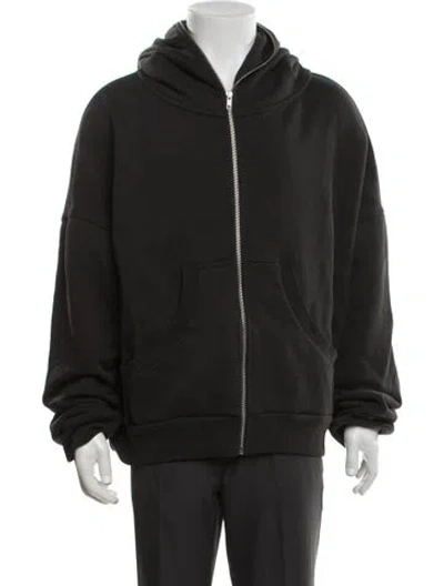 Pre-owned Entire Studios Crew Neck Long Sleeve Hoodie In Grey