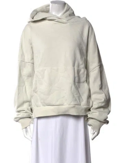 Pre-owned Entire Studios Crew Neck Long Sleeve Hoodie In Neutrals