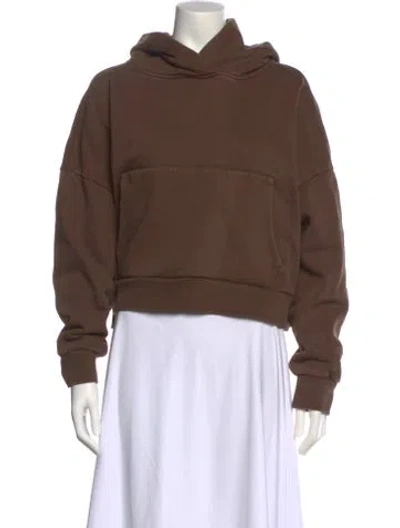 Pre-owned Entire Studios Crew Neck Long Sleeve Sweatshirt In Brown