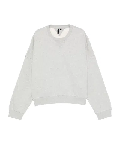 Entire Studios Crew Neck Long Sleeve Sweatshirt In Gray