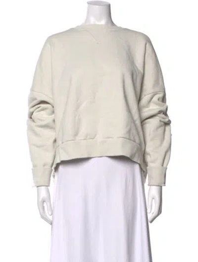 Pre-owned Entire Studios Crew Neck Long Sleeve Sweatshirt In Neutrals