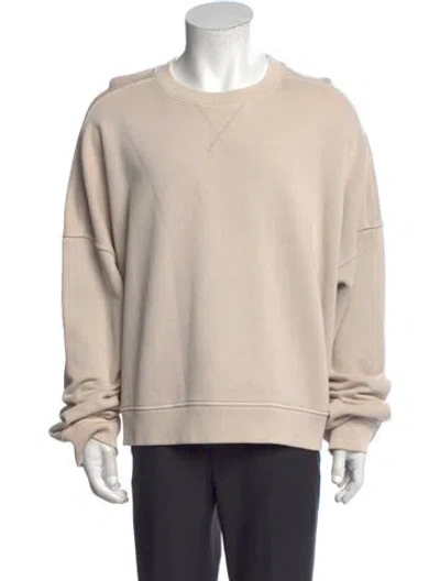 Pre-owned Entire Studios Crew Neck Long Sleeve Sweatshirt W/ Tags In Neutrals