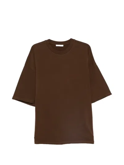Entire Studios Crew-neck Short-sleeve T-shirt In Brown