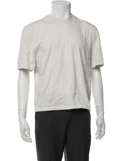 Pre-owned Entire Studios Crew Neck Short Sleeve T-shirt In Neutral