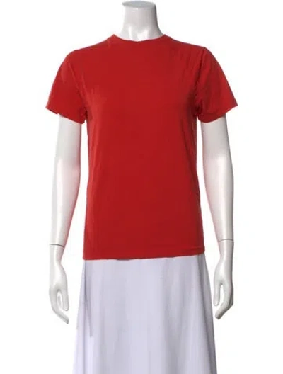 Pre-owned Entire Studios Crew Neck Short Sleeve T-shirt In Orange