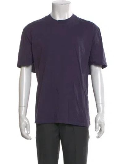 Pre-owned Entire Studios Crew Neck Short Sleeve T-shirt In Purple