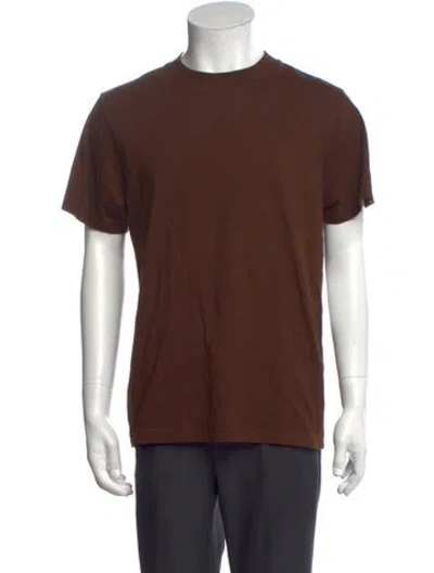 Pre-owned Entire Studios Crew Neck Short Sleeve T-shirt W/ Tags In Brown