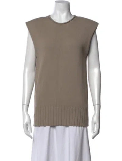 Pre-owned Entire Studios Crew Neck Sweater In Neutrals
