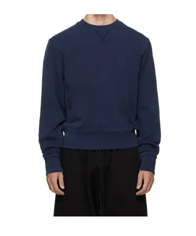 Entire Studios Crew Neck Sweatshirt In Blue