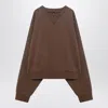 Shop Entire Studios Crew-neck Sweatshirt In In Brown