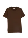 Entire Studios Classic Crew-neck T-shirt In Brown