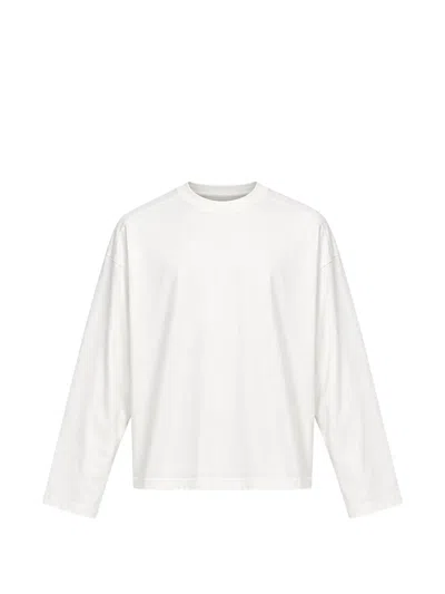 Entire Studios Crew-neck Long-sleeve T-shirt In White