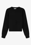 Entire Studios Crewneck Pullover Sweatshirt In Brown