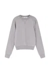 Entire Studios Crewneck Pullover Sweatshirt In Gray