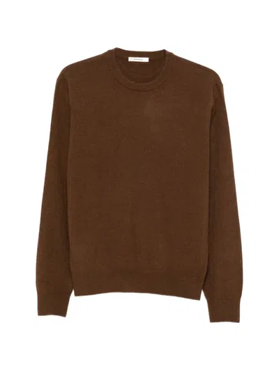 Entire Studios Crew-neck Ribbed-trim Sweater In Purple