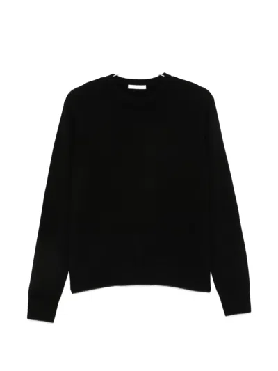 Entire Studios Regular-fit Knitted Crew-neck Sweater In Black