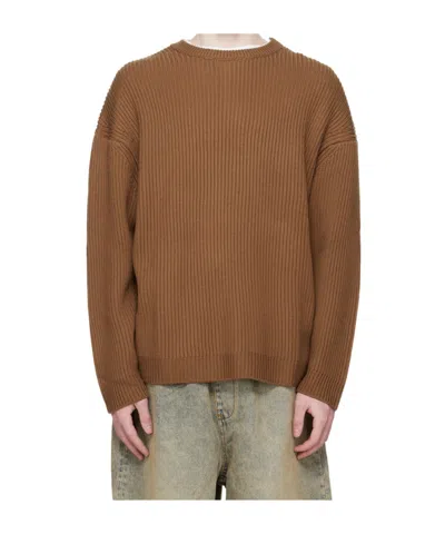 Entire Studios Crewneck Sweater In Brown