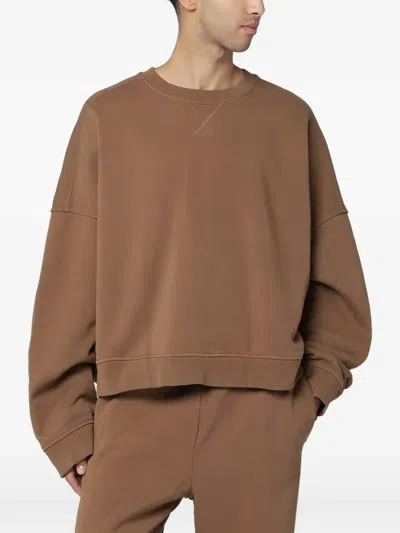 Entire Studios Crewneck Sweatshirt In Brown
