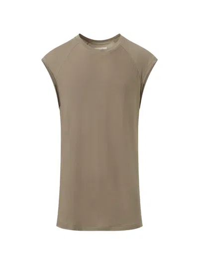 Entire Studios Crew-neck Tank Top In Brown
