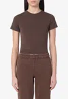 Entire Studios Aquatic Guard T-shirt Female Brown In Brown