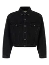 Entire Studios Black Denim Jacket In Black