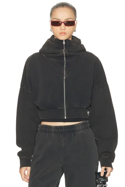 ENTIRE STUDIOS CROPPED FULL ZIP JACKET