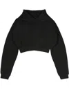 Entire Studios Womens Cork Heavyweight Cropped Organic-cotton Jersey Hoody