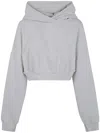Entire Studios Cropped Heavy Hood Clothing In Rice