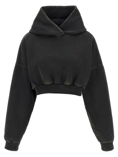 ENTIRE STUDIOS ENTIRE STUDIOS 'CROPPED HEAVY HOOD' SWEATSHIRT