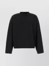 Entire Studios Cropped Long Sleeve Mock Neck T-shirt
