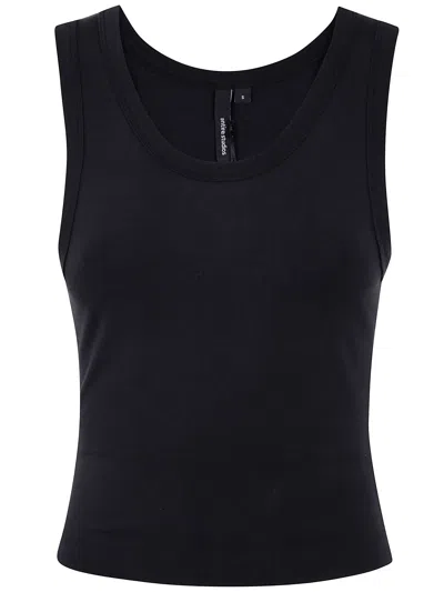 Entire Studios Cropped Tank In Black