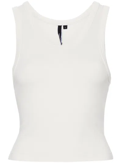 Entire Studios Cropped Tank By  In White