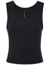 Entire Studios Cropped Tank Clothing In Black