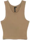 Entire Studios Cropped Tank Top In 绿色